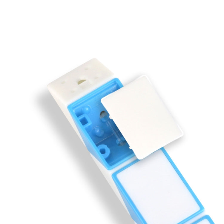5 PCS 24-segment Mini Magic Ruler Foldable and Deformed Magic Ruler(Blue White) - DIY Developmental Toys by buy2fix | Online Shopping UK | buy2fix