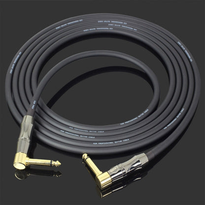 KGR Guitar Cable Keyboard Drum Audio Cable, Specification: 3m(Double Elbow Jack) - Instrument Audio Cables by KGR | Online Shopping UK | buy2fix