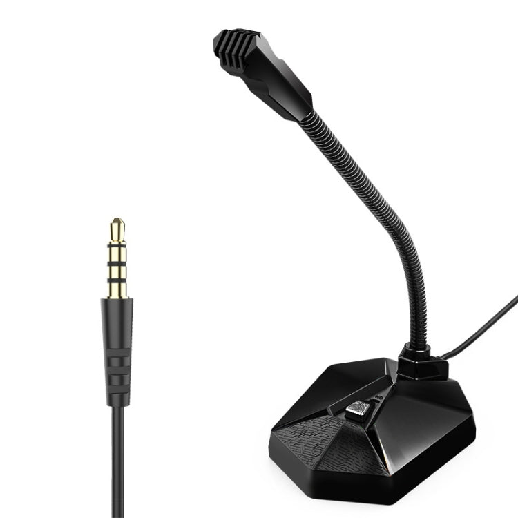 Metal Hose Meeting Desktop Microphone, Spec: 3.5 Version (Black) - Consumer Electronics by buy2fix | Online Shopping UK | buy2fix
