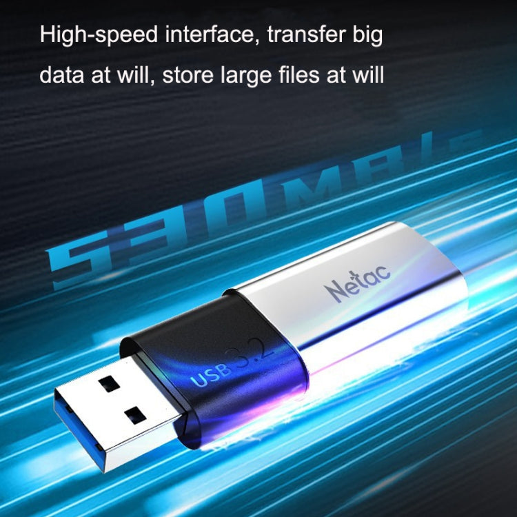Netac US2 High-Speed Metal Capped Computer Car Mobile Solid State USB Flash Drives, Capacity: 512GB - USB Flash Drives by Netac | Online Shopping UK | buy2fix