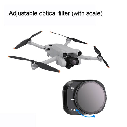 RCSTQ Aluminum Alloy Adjustable Filter Accessories for DJI Mini 3 Pro,Style: ND8+ND16+ND32+ND64 4 In 1 - Other by RCSTQ | Online Shopping UK | buy2fix