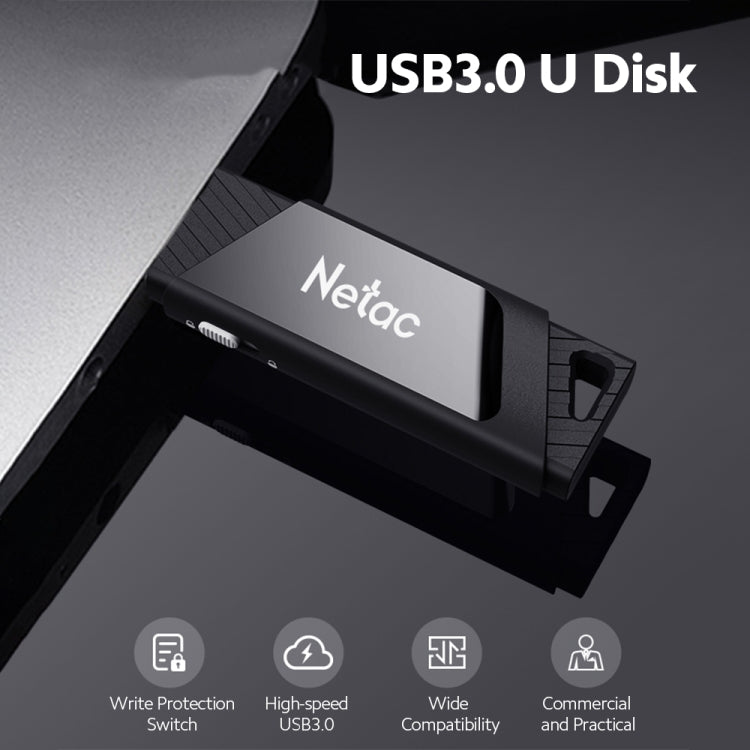 Netac U336 Protection With Lock Car High-Speed USB Flash Drives, Capacity: 64GB - USB Flash Drives by Netac | Online Shopping UK | buy2fix