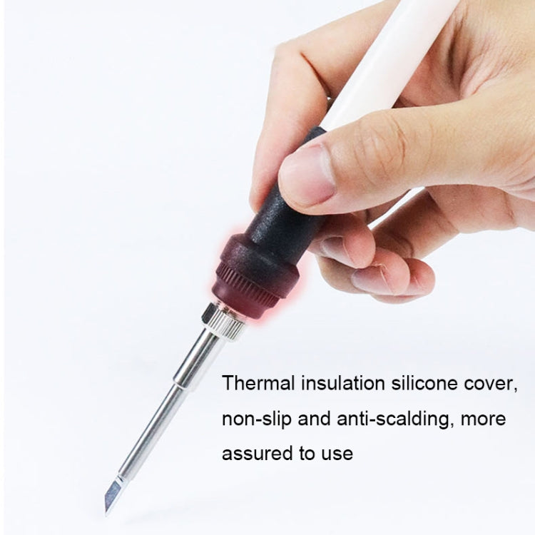 QUECOO 1.3-inch Screen Constant Temperature Soldering Iron, Set: US Plug (955+M8) - Electric Soldering Iron by QUECOO | Online Shopping UK | buy2fix