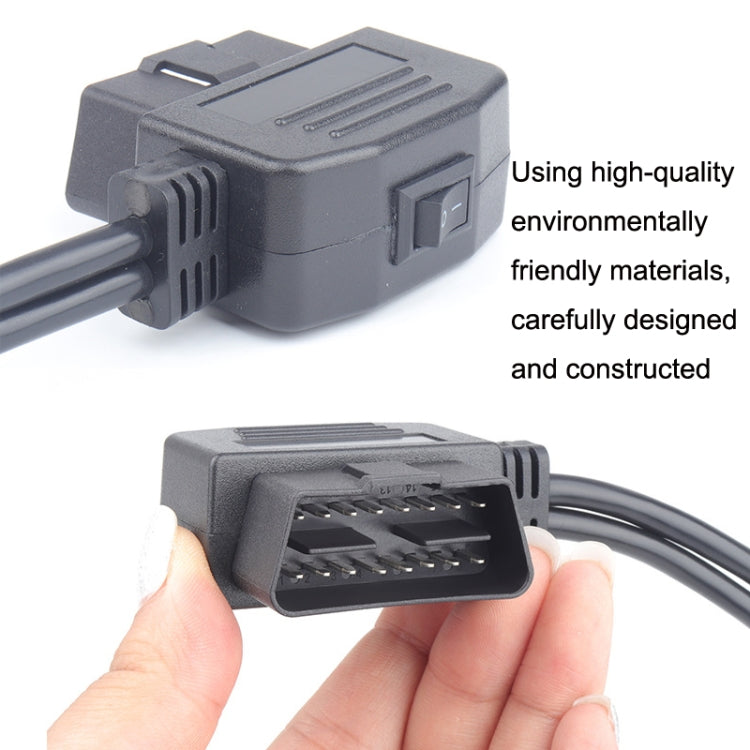 Car OBD To Cigarette Lighter Female Seat Driving Recorder Power Cord 50cm - In Car by buy2fix | Online Shopping UK | buy2fix
