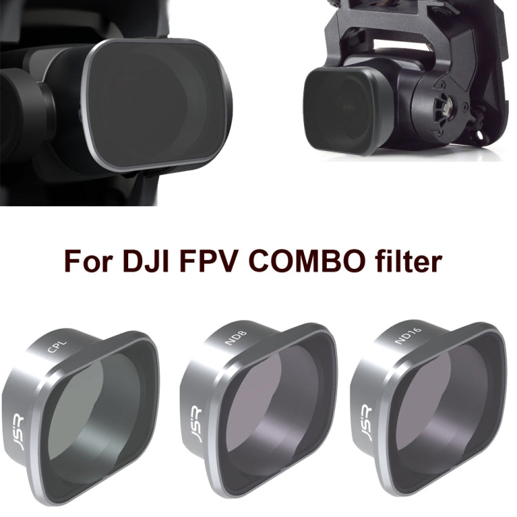 JSR Drone Filters for DJI FPV COMBO ,Model: ND16 - DJI & GoPro Accessories by JSR | Online Shopping UK | buy2fix