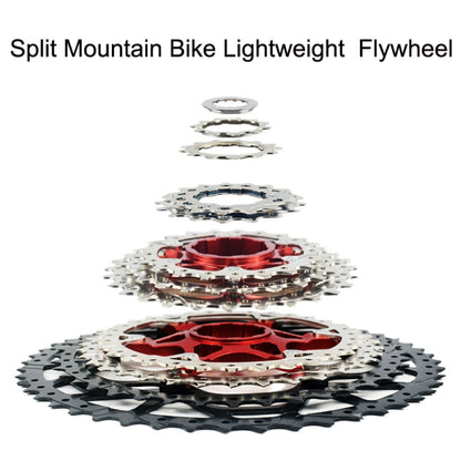 VG Sports Split Mountain Bike Lightweight Cassette Flywheel, Style: 11 Speed 52T (Silver) - Outdoor & Sports by VG Sports | Online Shopping UK | buy2fix