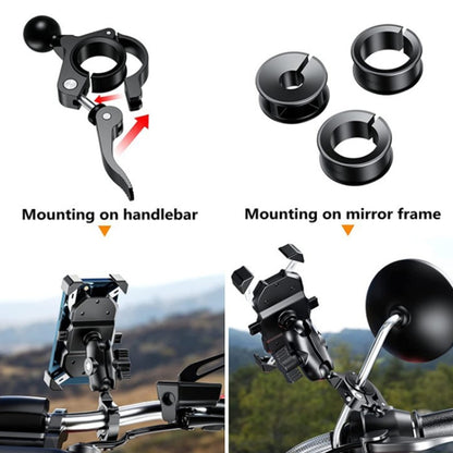 Motorcycle Bicycle Mobile Phone Bracket Fixed Base(25mm Ball Head) - In Car by buy2fix | Online Shopping UK | buy2fix