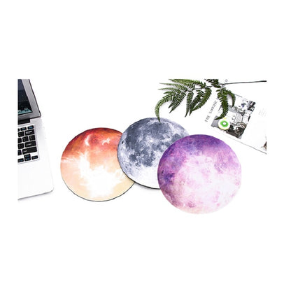 5 PCS Round Rubber Planet Mouse Pad(Mars) - Mouse Pads by buy2fix | Online Shopping UK | buy2fix