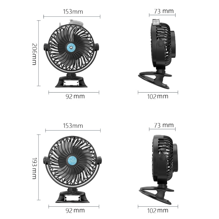 USB Charging Desktop Clip Style Cooling Fan, Spec: Spray (Blue) - Consumer Electronics by buy2fix | Online Shopping UK | buy2fix