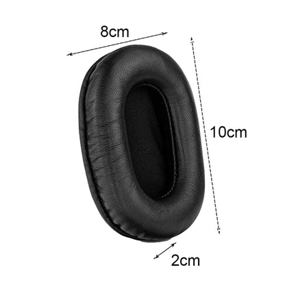 2 PCS Headset Sponge Earmuffs For SONY MDR-7506 / V6 / 900ST, Color: Brown Stitching - Apple Accessories by buy2fix | Online Shopping UK | buy2fix