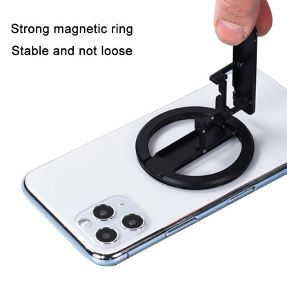 MagSafe Aluminum Alloy Magnetic Phone Holder(Silver) - Desktop Holder by buy2fix | Online Shopping UK | buy2fix