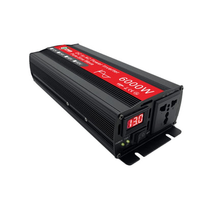Gurxun 6000W High Power Sine Wave Inverter With Single Digital Display, Specification: 12V-220V - In Car by Gurxun | Online Shopping UK | buy2fix
