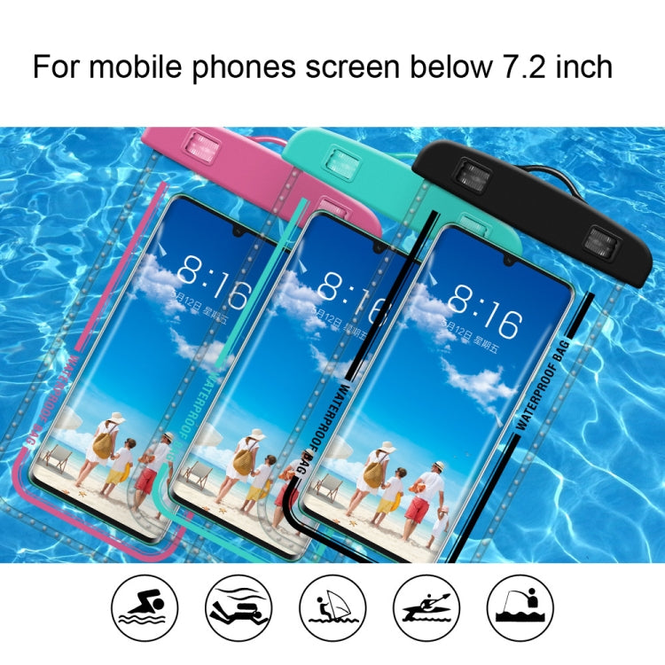 2 PCS Armband Style Transparent Waterproof Cell Phone Case Swimming Cell Phone Bag(Green) - Waterproof Bag by buy2fix | Online Shopping UK | buy2fix