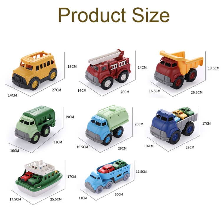 Children Simulation Engineering Fire Truck Puzzle Model Car, Spec: Load Truck - Model Toys by buy2fix | Online Shopping UK | buy2fix