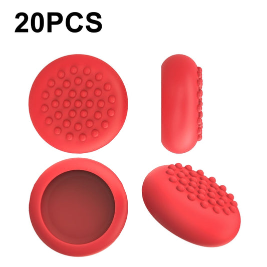 20 PCS Peripheral Button VR Handle Rocker Silicone Protective Cover, For Oculus Quest 2(Red) - Consumer Electronics by buy2fix | Online Shopping UK | buy2fix