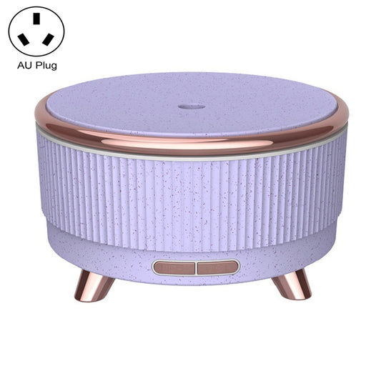 Ultrasonic Aromatherapy Diffuser Humidifier Essential Oil Diffuser AU Plug(Purple Flower Dot) - Home & Garden by buy2fix | Online Shopping UK | buy2fix