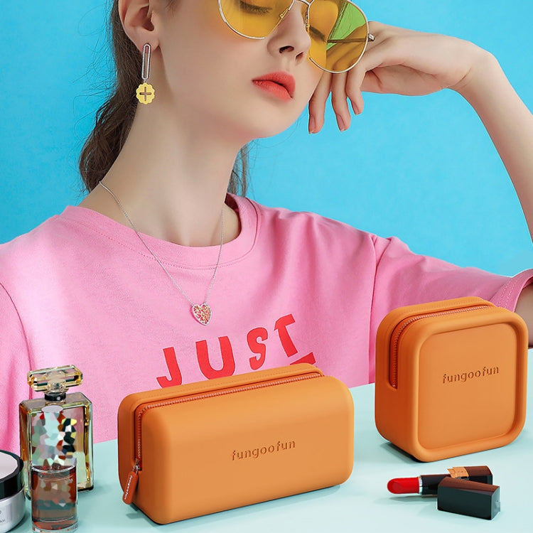 Fungoofun Candy Color EVA Travel Digital Storage Bag Cosmetic Bag, Color: Square Yellow - Digital Storage Bag by Fungoofun | Online Shopping UK | buy2fix