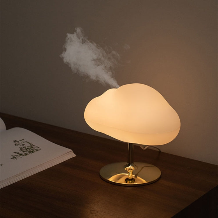 270ml Cloud Aroma Diffuser Humidifier  USB Table Lamp(Silver Bottom) - Home & Garden by buy2fix | Online Shopping UK | buy2fix