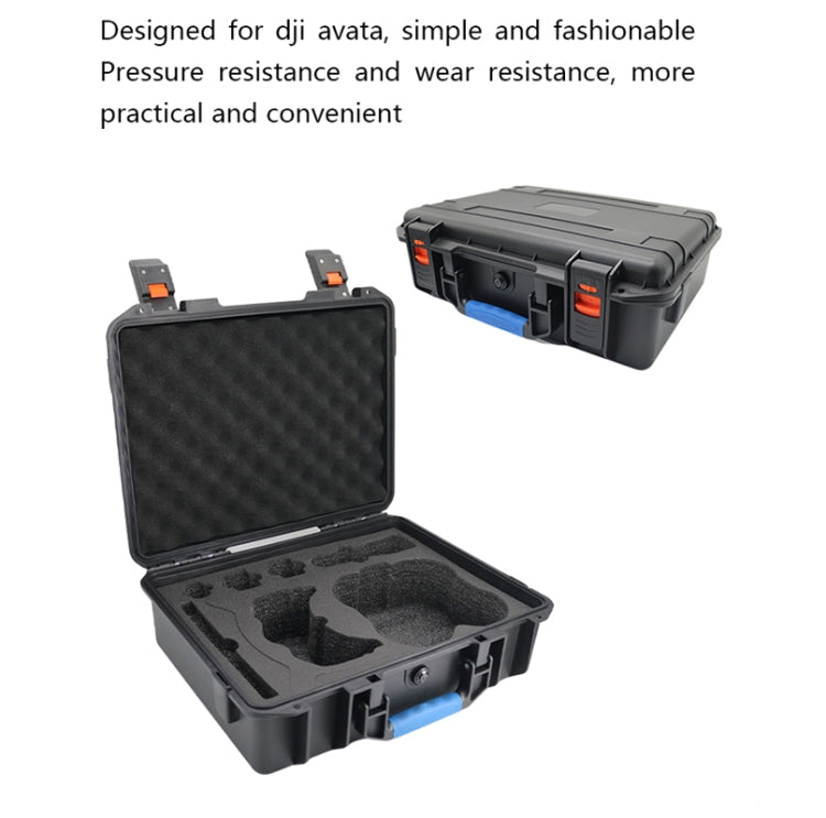 For DJI Avata Drone Explosion-proof Box Shockproof And Waterproof Bag(Black) - DJI & GoPro Accessories by buy2fix | Online Shopping UK | buy2fix