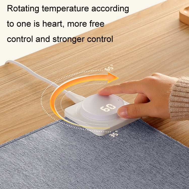 Joyroom JR-CY335 220V Smart Office Desktop Heating Thermostatic Mouse Pad, US Plug, Size: 60x36cm(Dark Gray) - Mouse Pads by Joyroom | Online Shopping UK | buy2fix