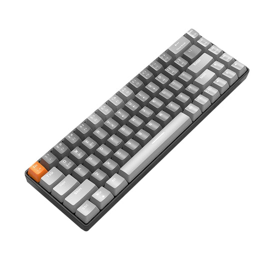 ZIYOU LANG K68 68 Keys Bluetooth Wireless Dual Model Mechanical Keyboard, Style: Green Shaft Version (Gray) - Wireless Keyboard by ZIYOU LANG | Online Shopping UK | buy2fix