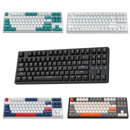 ZIYOU LANG K87 87-Keys Hot-Swappable Wired Mechanical Keyboard, Cable Length: 1.5m, Style: Red Shaft (Blue Ice Blue Light) - Wired Keyboard by ZIYOU LANG | Online Shopping UK | buy2fix