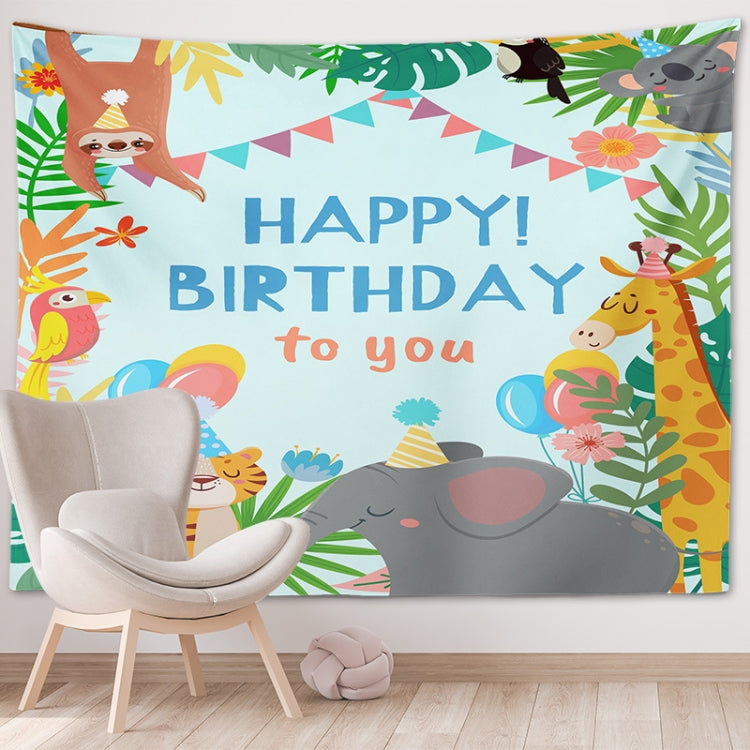 Happy Birthday Photo Backdrop Party Decoration Tapestry, Size: 200x150cm(GT56-3) - Camera Accessories by buy2fix | Online Shopping UK | buy2fix