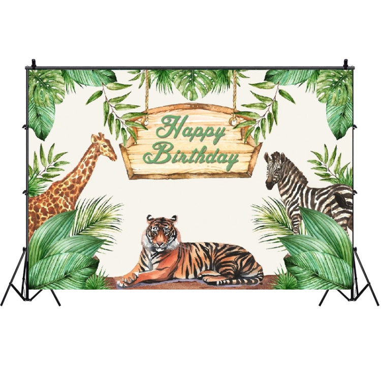 MDN03318 1.5m x 1m Animal Forest Cartoon Birthday Party Banquet Decoration Photo Background Cloth - Camera Accessories by buy2fix | Online Shopping UK | buy2fix