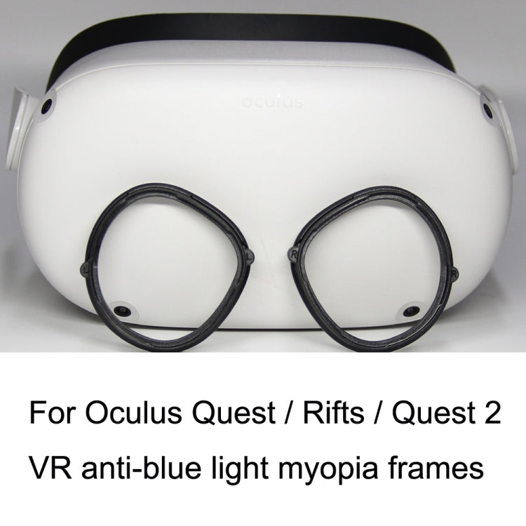 For Oculus Quest / Rifts / Quest 2 1pair VR All-in-one Glasses Frame Magnetic Suction Frame Can Match Myopic Lenses(Black) - Consumer Electronics by buy2fix | Online Shopping UK | buy2fix