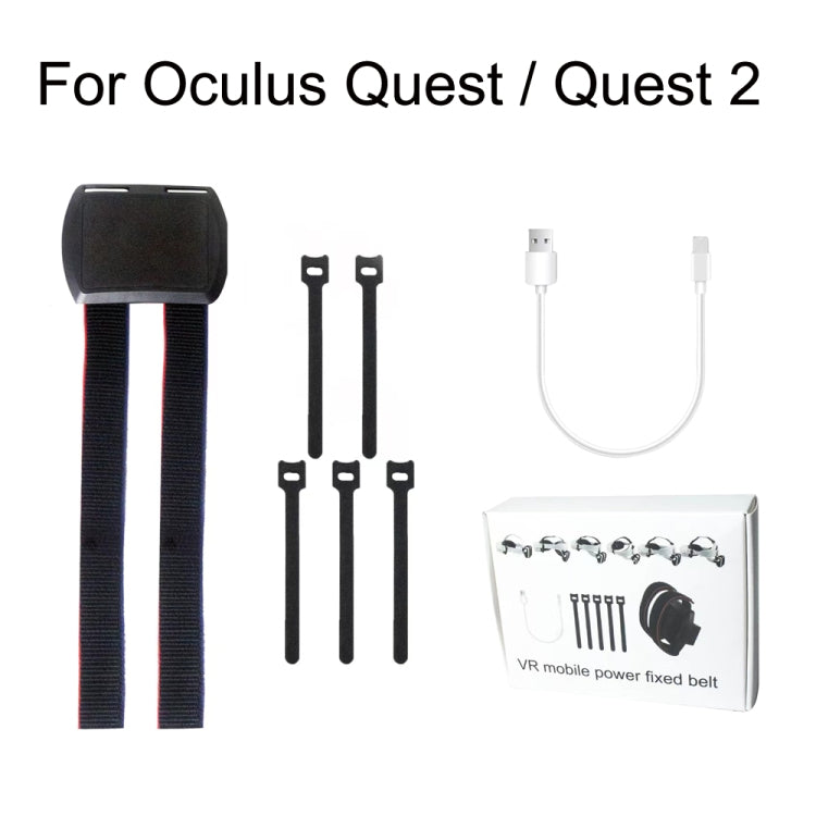 For Oculus Quest / Quest 2 VR All-in -one Charging Belt Accessories(Black) - Consumer Electronics by buy2fix | Online Shopping UK | buy2fix