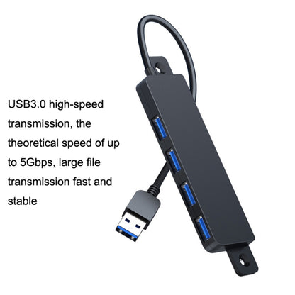 HS080-R USB3.0 120cm 4 Ports Collection High Speed HUB Extensors - USB 3.0 HUB by buy2fix | Online Shopping UK | buy2fix