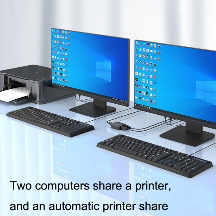 USB-SW20 USB2.0 Printer Shared Switch 2 Ports Switching Converter - USB 2.0 HUB by buy2fix | Online Shopping UK | buy2fix