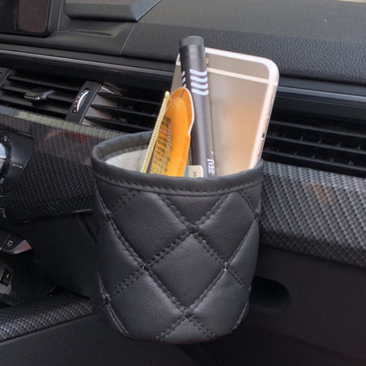 2pcs Multifunctional Hanging Car Air Vent Storage Organizer(Black Line) - In Car by buy2fix | Online Shopping UK | buy2fix