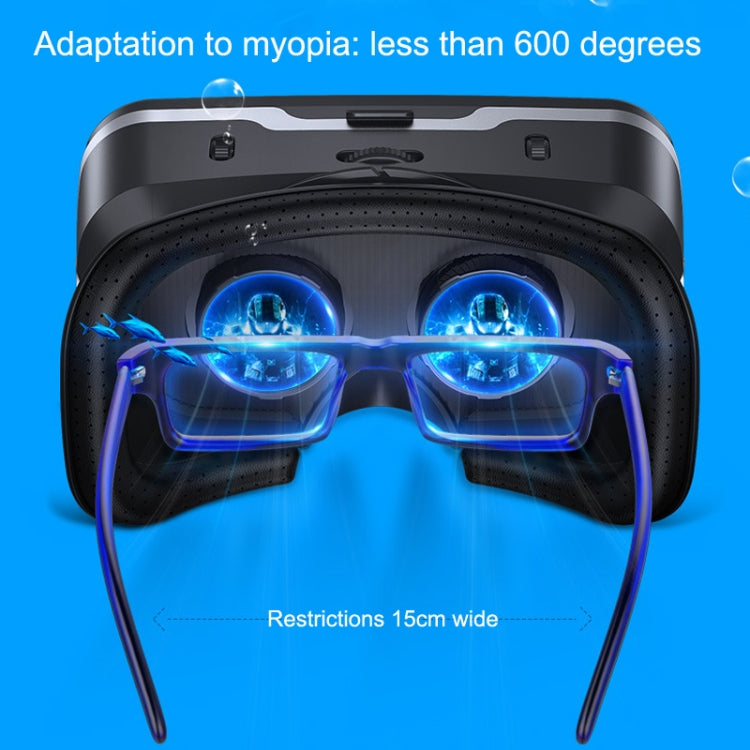 VRSHINECON G04EA+B03 Handle 7th VR Glasses 3D Virtual Reality Game Digital Glasses With Headset - VR Headset by VRSHINECON | Online Shopping UK | buy2fix