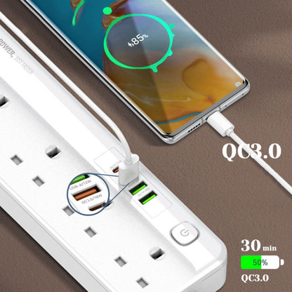 LDNIO 5+4 Ports Multifunctional Travel Home Office Fast Charging Socket(UK Plug) - Extension Socket by LDNIO | Online Shopping UK | buy2fix