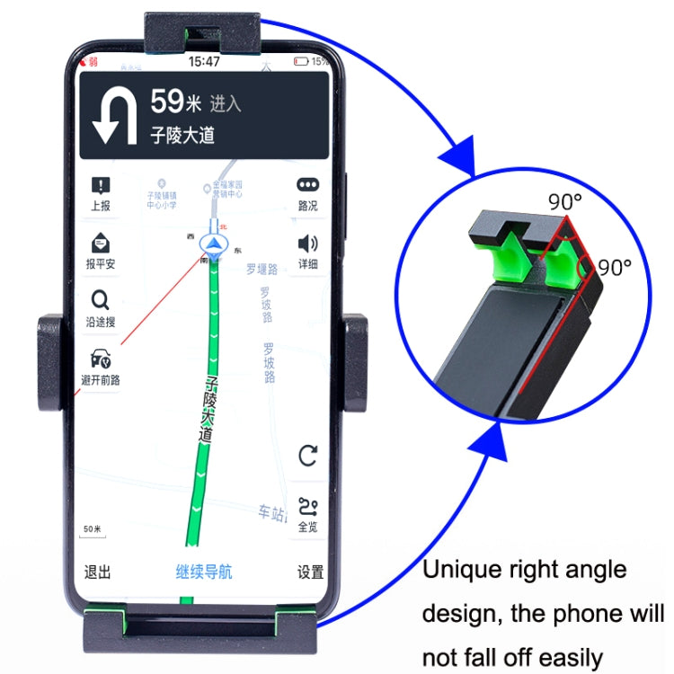 A04 Metal Motorcycle Mobile Phone Navigation Bracket Bicycle Frame Multifunctional Car Fixed Clamp(M10 Ball Header Installation Model) - In Car by buy2fix | Online Shopping UK | buy2fix