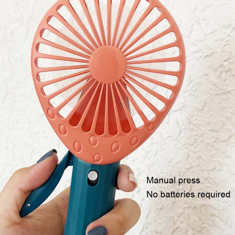 2pcs Spray Model Fruit Shape Manual Hand Pressure Small Fan(Color Random Delivery) - Consumer Electronics by buy2fix | Online Shopping UK | buy2fix