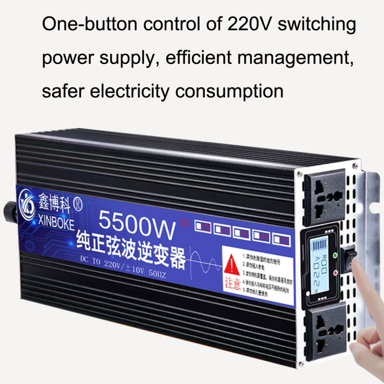 XINBOKE High Power Household Car Sine Wave Inverter 60V 1600W To 220V 800W(Single Display) - In Car by XINBOKE | Online Shopping UK | buy2fix