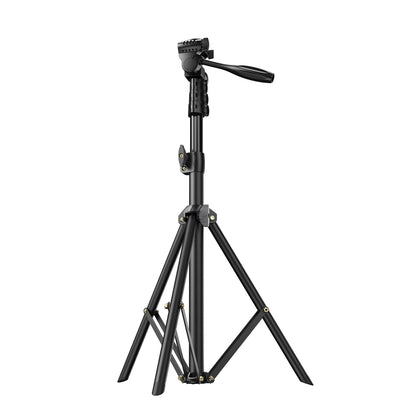 APEXEL APL-JJ070 Outdoor Phone Live With Yundai SLR Portable Landing Selfie Rod Tripod(Black) - Stand by APEXEL | Online Shopping UK | buy2fix