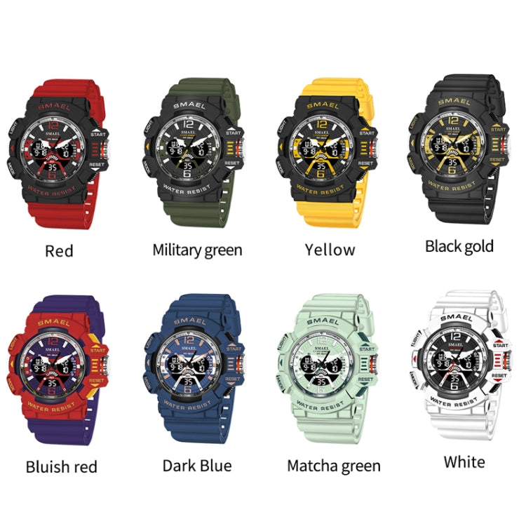 SMAEL 8065 Waterproof Sports Multifunctional Luminous Watch Men(Black Gold) - Sport Watches by SMAEL | Online Shopping UK | buy2fix