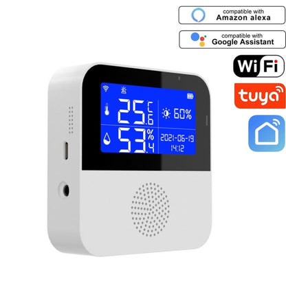 Tuya WIFI Temperature And Humidity Sensor With 2.9inch LCD Display,Spec: Only Sensor - Smart Switch by buy2fix | Online Shopping UK | buy2fix