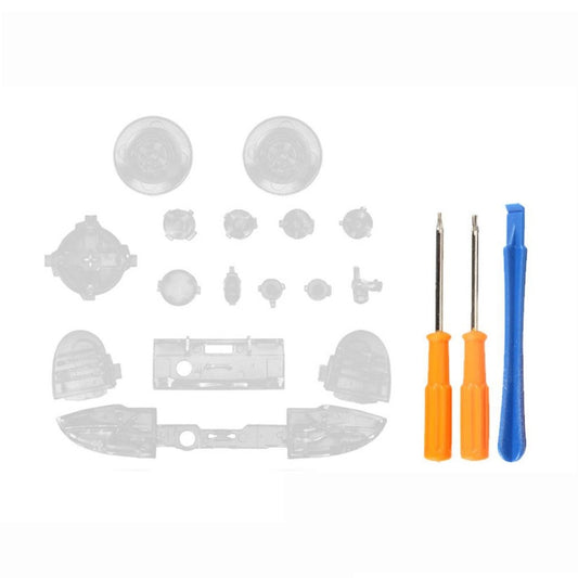 For Xbox Series X Controller Thumbstick LB RB Bumpers Trigger Buttons With Screwdriver Accessories(Transparent) - Repair & Spare Parts by buy2fix | Online Shopping UK | buy2fix
