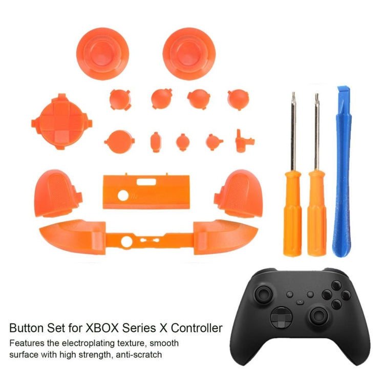 For Xbox Series X Controller Thumbstick LB RB Bumpers Trigger Buttons With Screwdriver Accessories(White) - Repair & Spare Parts by buy2fix | Online Shopping UK | buy2fix