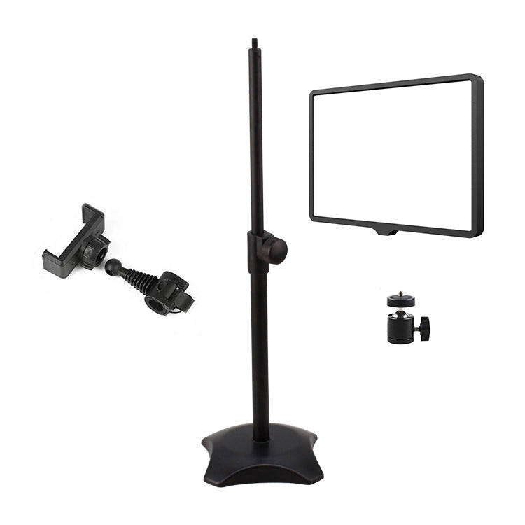 10 Inch 3000-6500K Three-color Temperature Photography Flat-panel Live Fill Light,Spec: 42cm Bracket - Consumer Electronics by buy2fix | Online Shopping UK | buy2fix