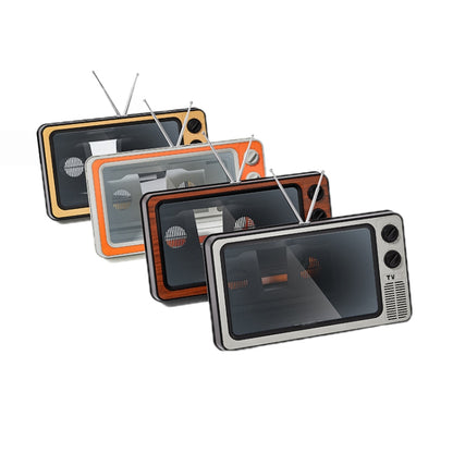 Retro TV Mobile Phone Screen Video Amplifier Mobile Phone Holder(Gray) - Screen Magnifier by buy2fix | Online Shopping UK | buy2fix
