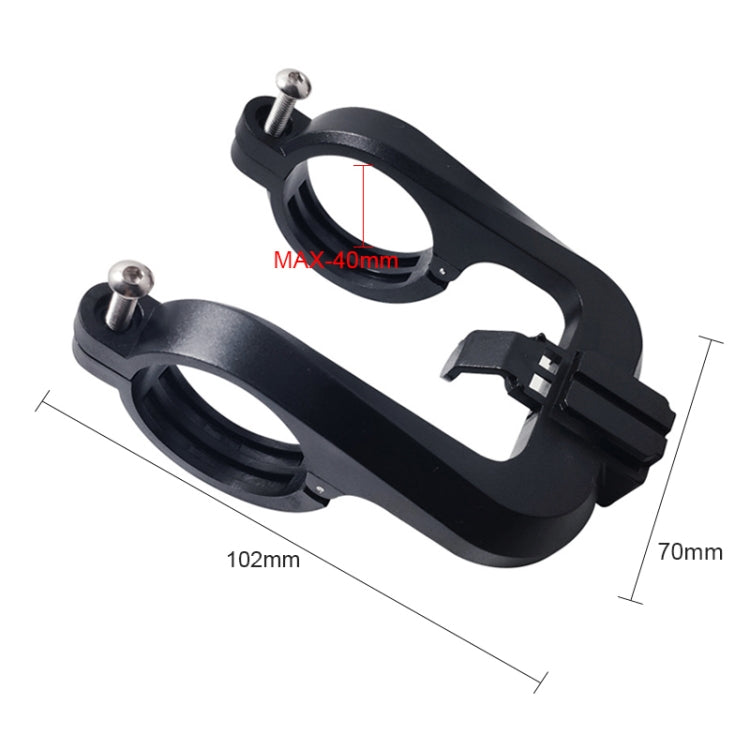 Bike Headlight Computer Bracket Handlebar Extension(Black) -  by buy2fix | Online Shopping UK | buy2fix