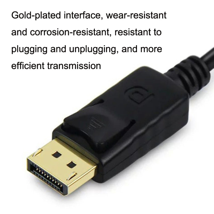 DP31 3m 1080P DP to DVI HD Adapter Cable Gold-plated Plug -  by buy2fix | Online Shopping UK | buy2fix