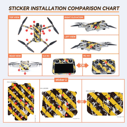 For DJI Mini 3 Pro Remote Control Body Sticker ,Spec: RC With Screen(Camouflage) - Other by RCSTQ | Online Shopping UK | buy2fix