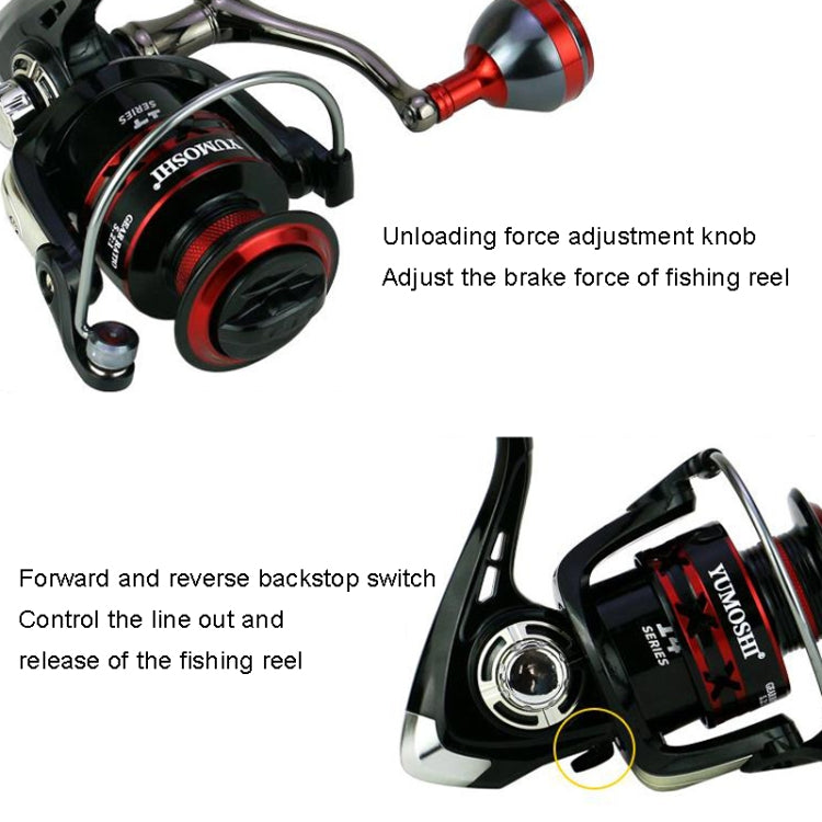 YUMOSHI RS7000 Metal Rocker Fishing Reel - Fishing Reels by YUMOSHI | Online Shopping UK | buy2fix