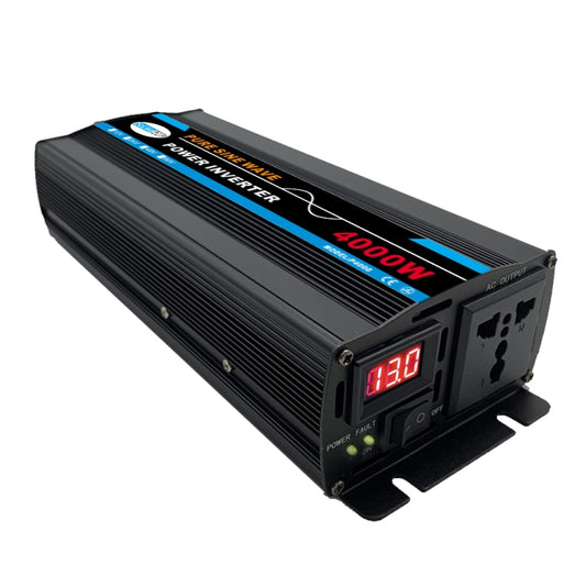 4000W 12V to 220V High Power Car Pure Sine Wave Inverter Power Converter - Pure Sine Wave by buy2fix | Online Shopping UK | buy2fix